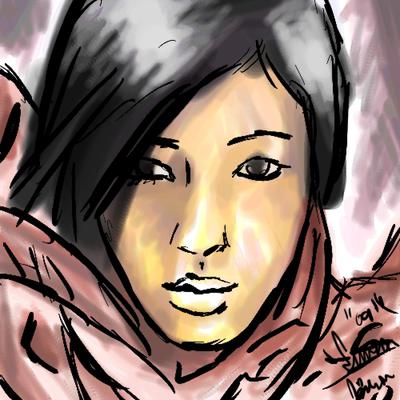 Utada hikaru painting.JPG